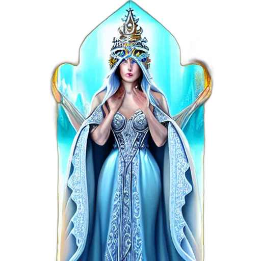 crown, jewelry, staff, dress transparent PNG cut-out