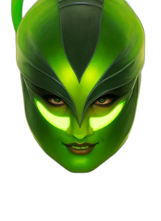 mask, face, creature, hat, 3d render, concept art, photorealistic, fantasy art transparent PNG cut-out