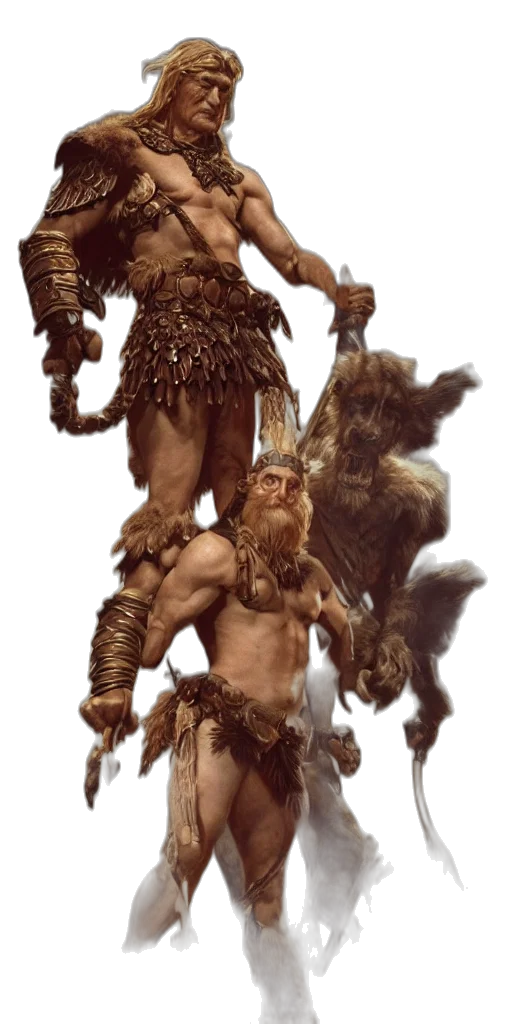 sword, weapon, animal, staff, fantasy art, concept art, comic book art, 3d render transparent PNG cut-out