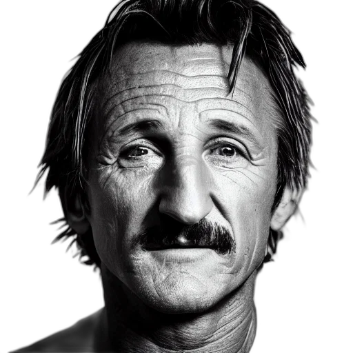 face, animal, hair, creature, photorealistic, portrait, sean, penn transparent PNG cut-out