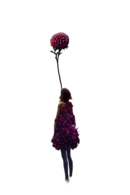 umbrella, flower, staff, tree transparent PNG cut-out