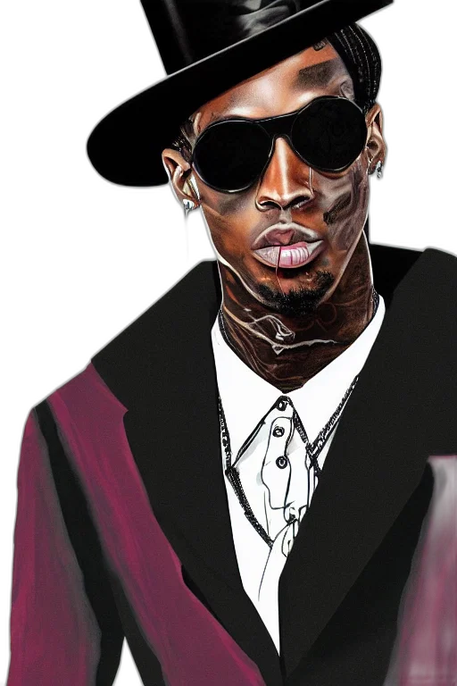 jacket, face, photorealistic, cartoon transparent PNG cut-out
