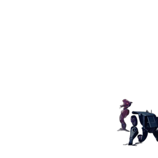robot, weapon, staff, creature, pixel art, concept art, 3d render, comic book art transparent PNG cut-out