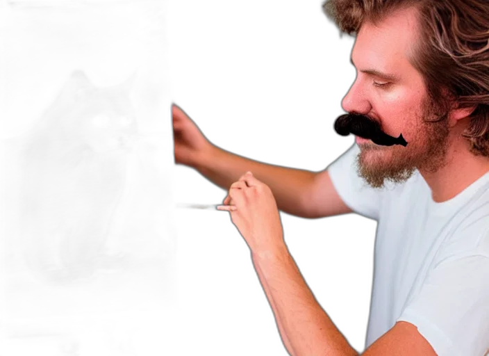 staff, hair, weapon, face, photorealistic, concept art, oil painting, cartoon transparent PNG cut-out