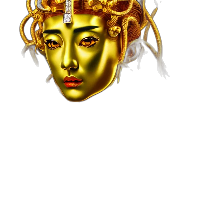 crown, mask, face, jewelry transparent PNG cut-out