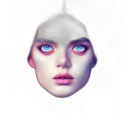 mask, face, robot, creature transparent PNG cut-out