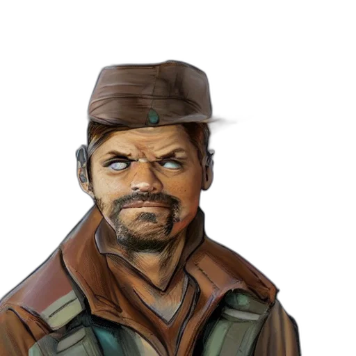 hat, face, jacket, staff, concept art, comic book art, photorealistic, pixel art transparent PNG cut-out