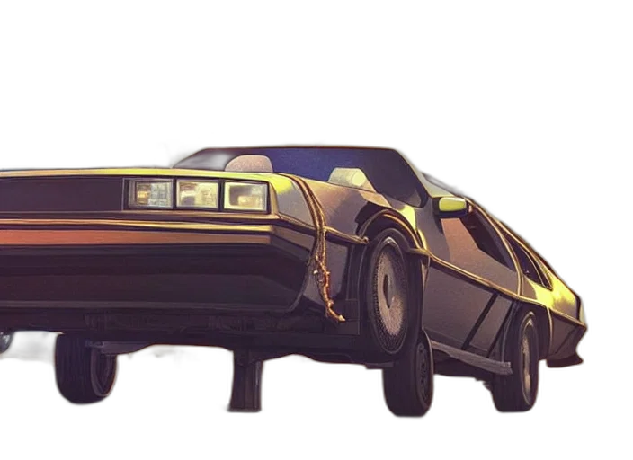 car, robot, weapon, concept art, 3d render, cyberpunk, photorealistic, vfx transparent PNG cut-out