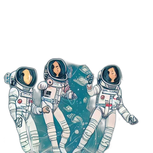jacket, robot, staff, concept art transparent PNG cut-out