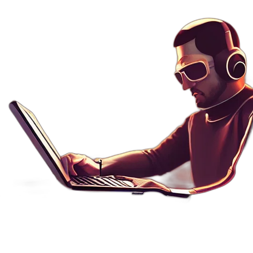 staff, pixel art, concept art, 3d render transparent PNG cut-out