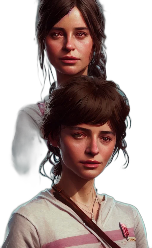 face, concept art, photorealistic, fantasy art transparent PNG cut-out