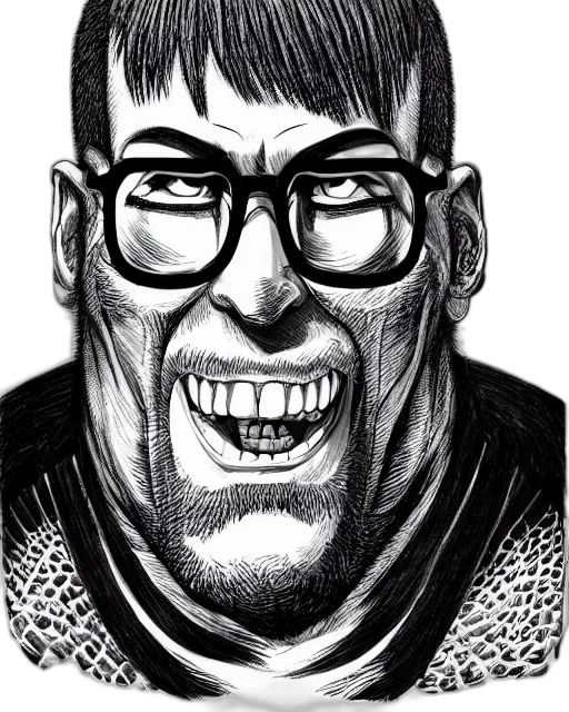 face, comic book art, cartoon, pencil sketch transparent PNG cut-out