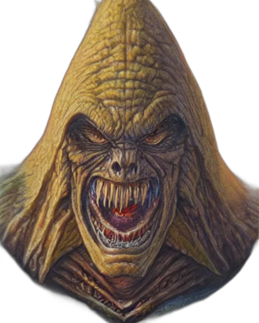 mask, creature, face, staff transparent PNG cut-out