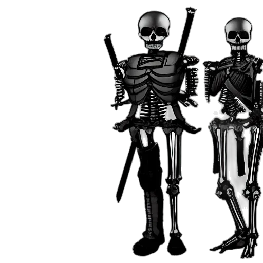 robot, 3d render, concept art, monochrome, skeletal, android, gun, head transparent PNG cut-out