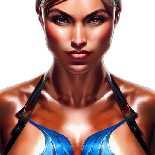 face, photorealistic, comic book art, fantasy art transparent PNG cut-out