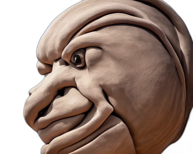 face, mask, creature, animal, 3d render, photorealistic, concept art, fantasy art transparent PNG cut-out