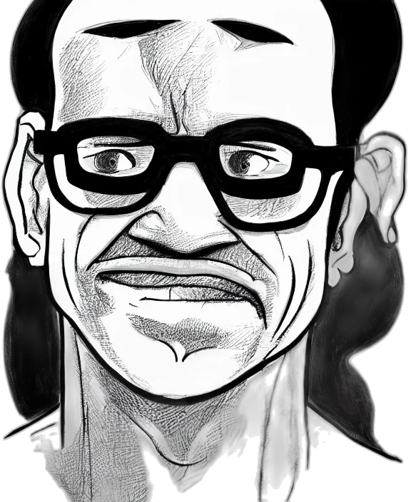 face, cartoon, comic book art, pencil sketch, photorealistic, amateur, ink, line transparent PNG cut-out