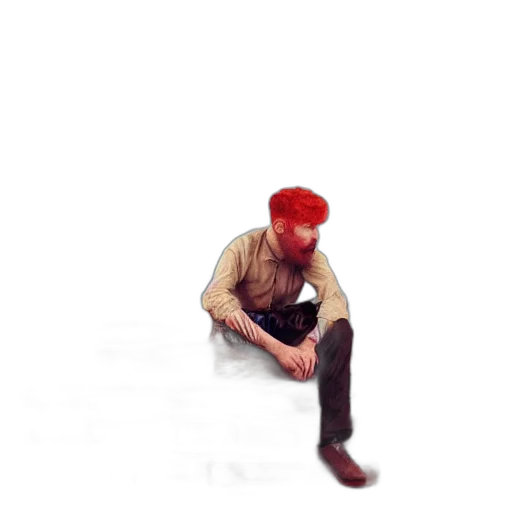 hat, staff, creature, jacket transparent PNG cut-out