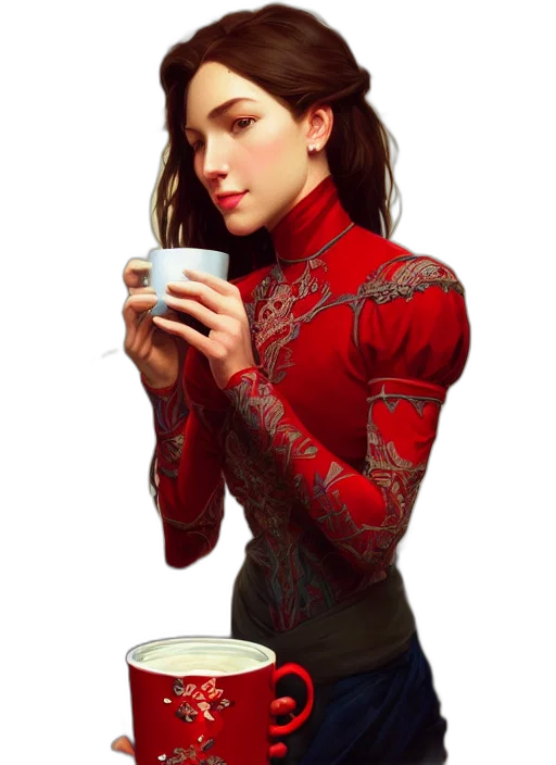 robot, comic book art, concept art, pixel art, fantasy art, red, perfectly, centered transparent PNG cut-out
