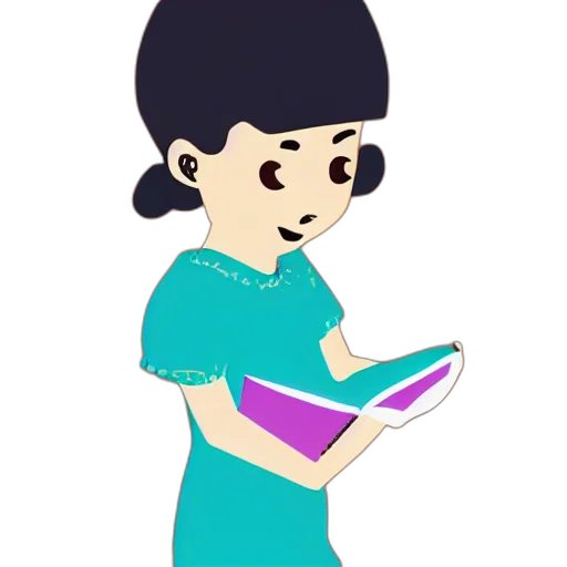 staff, dress, cartoon, 3d render transparent PNG cut-out