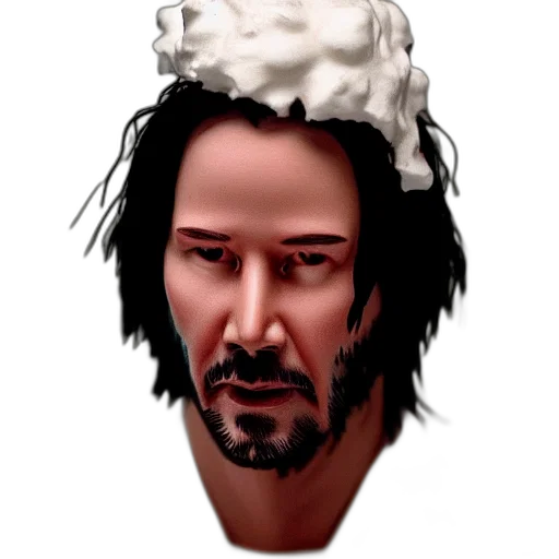 hat, crown, face, hair, photorealistic, 3d render, concept art, fantasy art transparent PNG cut-out