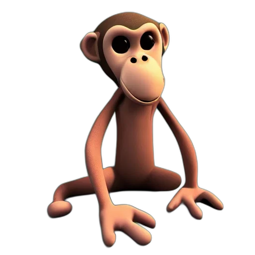 animal, creature, staff, robot, 3d render, concept art, cartoon, photorealistic transparent PNG cut-out