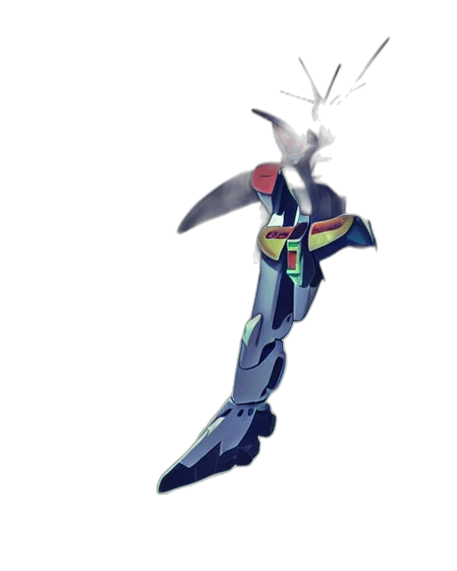 weapon, robot, sword, staff, concept art, 3d render, pixel art, watercolor transparent PNG cut-out