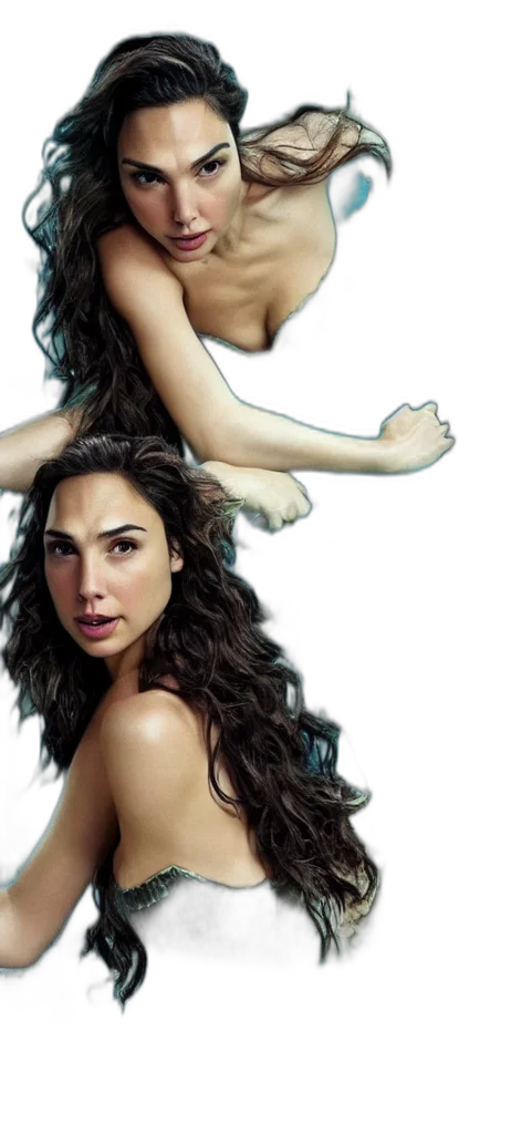 hair, photorealistic, concept art, comic book art transparent PNG cut-out