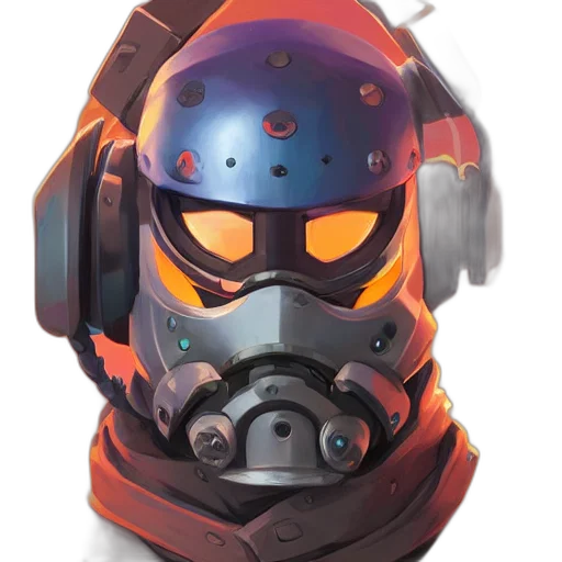 mask, robot, face, weapon transparent PNG cut-out