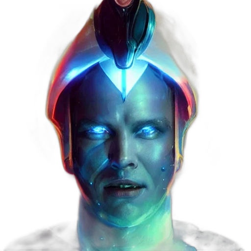 face, robot, mask, creature transparent PNG cut-out