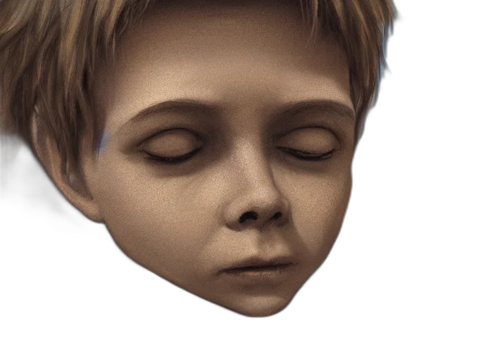 face, mask, creature, photorealistic, 3d render, concept art, oil painting, little transparent PNG cut-out