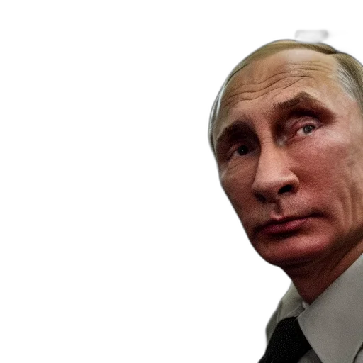 face, concept art, photorealistic, putin transparent PNG cut-out
