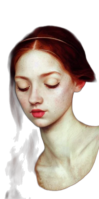 face, mask, jewelry, crown, photorealistic, oil painting, fantasy art, watercolor transparent PNG cut-out