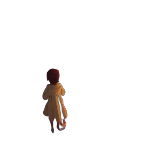 dress, creature, robot, hair transparent PNG cut-out