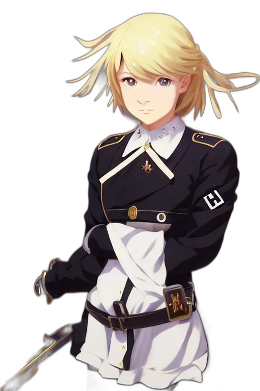 staff, sword, weapon, crown, anime, concept art, pixel art, cartoon transparent PNG cut-out