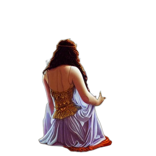 dress, jewelry, crown, sword transparent PNG cut-out