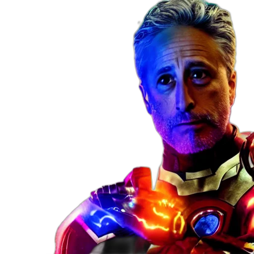 face, comic book art, photorealistic, 3d render, concept art, jon, stewart, looking transparent PNG cut-out