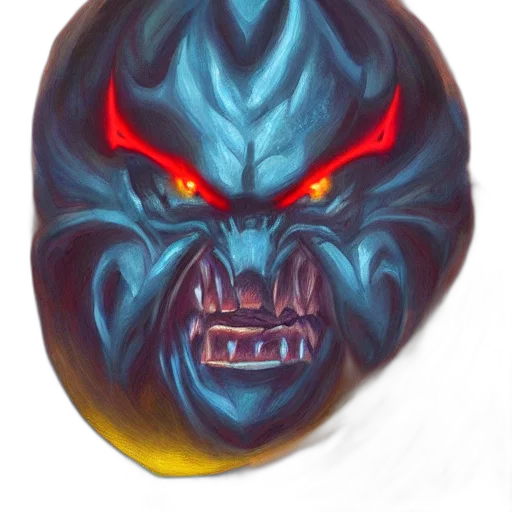 mask, face, creature, staff, concept art, photorealistic, fantasy art, comic book art transparent PNG cut-out