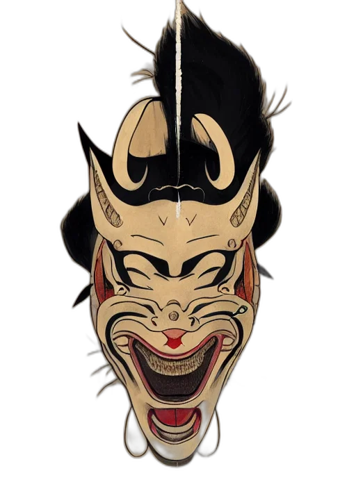 mask, face, staff, crown transparent PNG cut-out