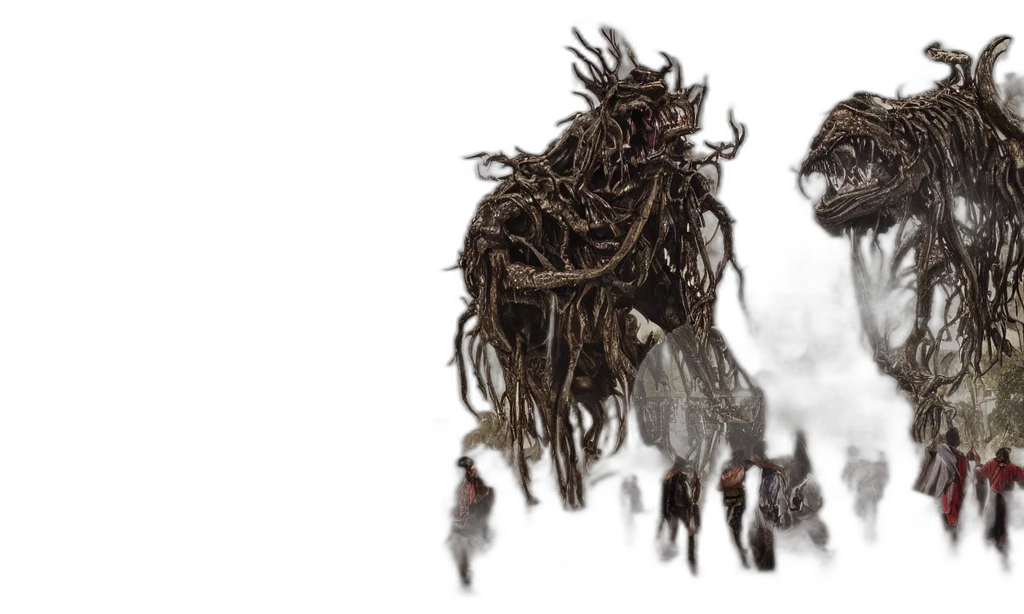 hair, creature, mask, dragon transparent PNG cut-out