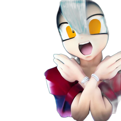 mask, robot, creature, face, 3d render, anime, cartoon, concept art transparent PNG cut-out