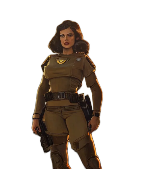 staff, concept art, 3d render, comic book art, fantasy art, earth tones, golden, fallout transparent PNG cut-out