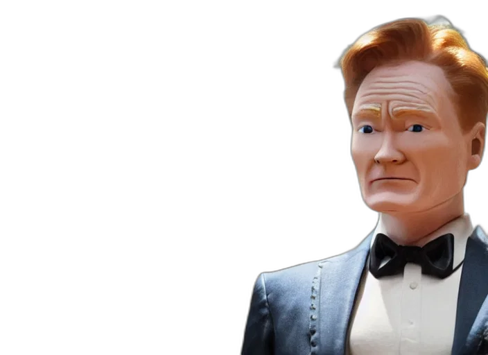 face, mask, 3d render, conan, brien, brian, conner, fast transparent PNG cut-out
