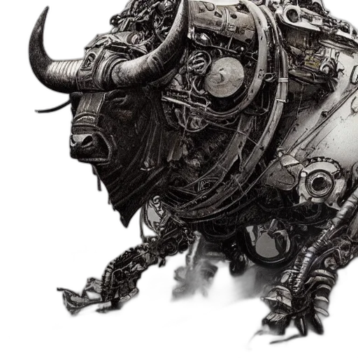 robot, animal, weapon, concept art transparent PNG cut-out