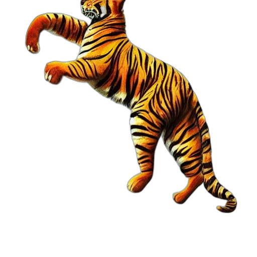 animal, creature, staff, 3d render transparent PNG cut-out