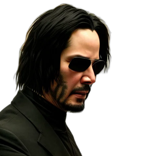 face, jacket, photorealistic, concept art transparent PNG cut-out