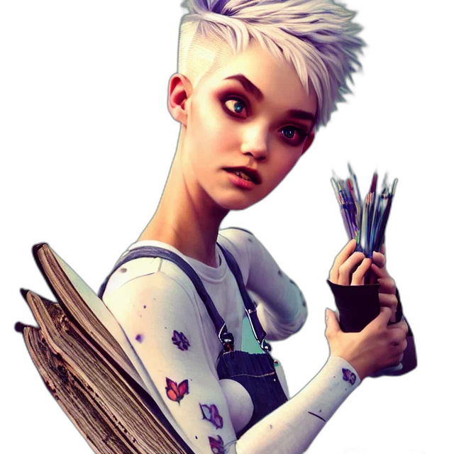 staff, weapon, face, sword, concept art, fantasy art, 3d render, cartoon transparent PNG cut-out