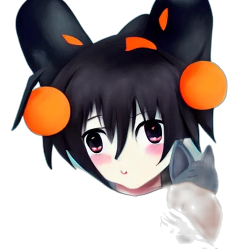 mask, hat, staff, animal, anime, 3d render, pixel art, cartoon transparent PNG cut-out