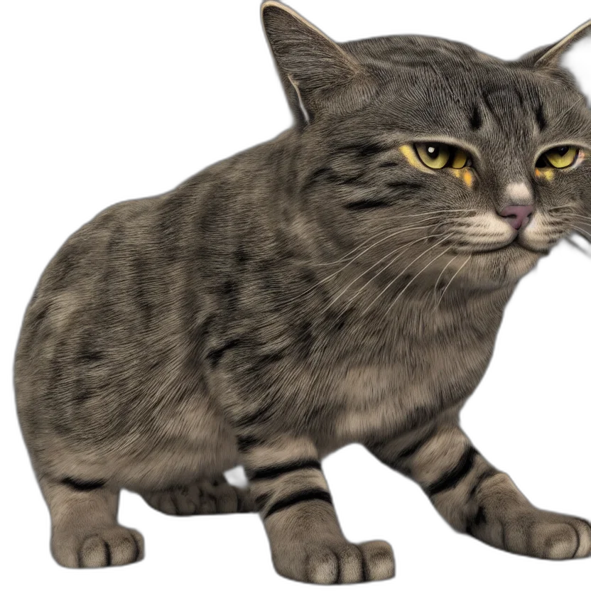 animal, creature, staff, weapon, 3d render, photorealistic, concept art, pixel art transparent PNG cut-out