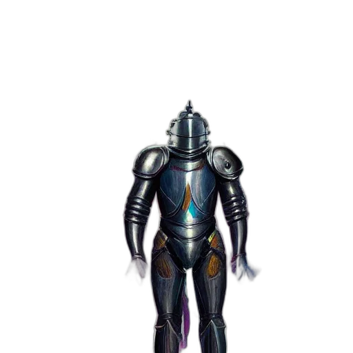 robot, staff, weapon, creature transparent PNG cut-out